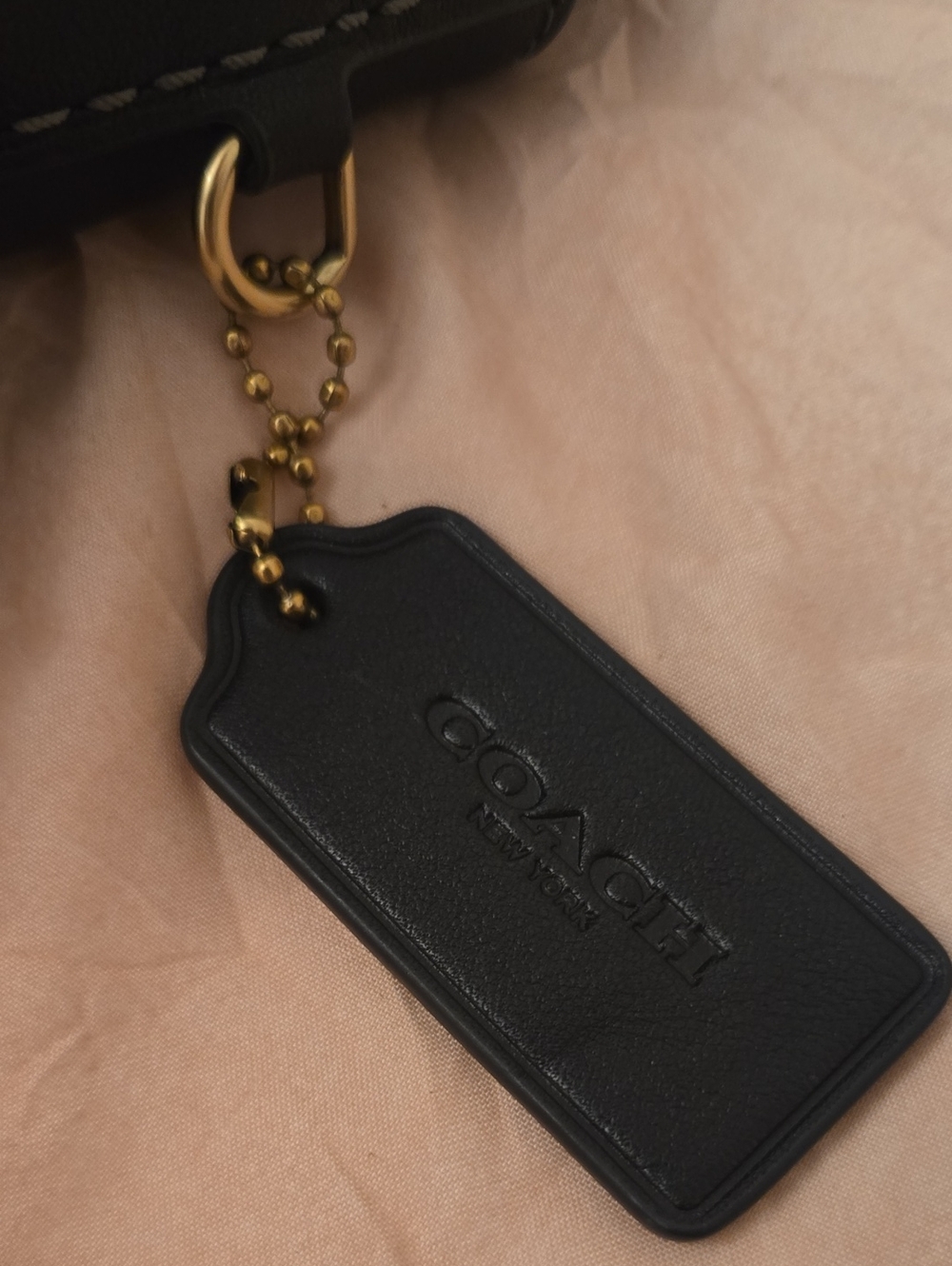 COACH Black Chain Chelsea 30 Shoulder Bag - Picture 11 of 12